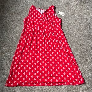 Red Sleeveless dress